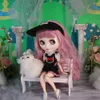 Lodowe DBS Blyth 16 BJD Dolls Wspólne korpus Kolorowe twarz Kolorowe włosy zawierają odzież i buty specjalne 240313