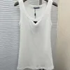 Moda da donna Designer esplosivo Marchio Top da donna Abito lavorato a maglia in cotone senza maniche Tinta unita Abito sexy Minigonna aderente elastica Tre stili Corto medio lungo