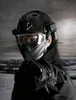 WoSport Nytt utomhusverktyg Taktisk hjälm med mask för Airsoft Paintball CS WarGame Motorcykelcykeljakt Taktisk utrustning4893236