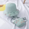 Baby dzieci cudowne torby crossbody torka słomiana torba dla dzieci plażę na jednym ramię