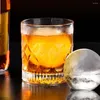 Stampi da forno 1/2/4 pezzi foro singolo whisky silicone rotondo sfera di ghiaccio creatore di stampi vassoio non tossico durevole Bar Pub vino