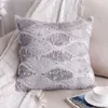 Pillow Cover Covers Comfy Satin Solid Throw Case For Sofa Couch Bedroom Home Party Decor