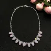 Chokers Fashion Statement Necklace Pink Crystal White Opalite Beads Pendant Kbjw Original Party Collar For Women 2021 Drop Delivery Je Otagv