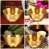 Kaseler 2 PCS Cornucopia Gold Bowl Ev Dekoru Su Sunan Dekoratif Meditasyon Pirinç Konteyner Kutsal Oturma Odası Teklifleri