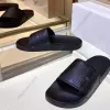 Luxury Shoe Designer Man Sandal Womens MC Slipper Tryckt Visetos Leather Textured gummitjock Sole Woman Slide Summer Beach Fashion Outdoor Shoe With Box Size35-46