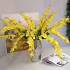 Decorative Flowers Simulation Small Orchid Artificial Natural Preserved Wedding Party Christmas Room Decor Home Garden Decoration Flower