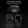 Watches 2 "Headset 2 i 1 Smart Watch BT Ring Bluetooth -hörlurar Watches Heart Sport Fitness Armband TWS Earphone Smartwatch Men