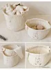 Storage Baskets Storage Baskets BottlesTowels Toys Baby Clothes. Decorative Organizer Bins Tote Bag Handbag with Embroidery for Diapers