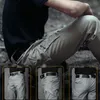 Hommes City Militaire Pantalon Tactique Combat Cargo Pantalon Multi-poches Imperméable Résistant À L'usure Salopette D'entraînement Occasionnelle Vêtements N4kt #