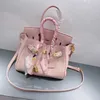 Original birkkns Bag 2024 new bag Togo grain head layer Cow Leather Mini womens portable One Shoulder Messenger Fashion RXGA