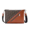 Leder Fashion Classic Courier Bag Verstellbare abnehmbare Luxus -Designer -Umhängetasche Reparatur Langer Messenger -Taschen 470287e