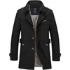 Bolubao Nouveaux Hommes Fi Veste Manteau Printemps Marque Hommes Casual Fit Sauvage Pardessus Veste Couleur Unie Trench Manteau Mâle T4wj #