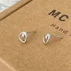 Stud Earrings 925 Sterling Silver Minimalist Style Triangular Gold Gift Jewelry Trendy Fashion For Women Gala