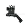 Lairsoft Iron Sight Folding Front and Lear Alignment光ファイバーAR15マシンサイトを狙うlronサイト