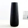 Vases Modern Ceramic White/Black Tabletop Vase European Decoration Black Fashion Flowerpot Creative Gift