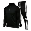 new Mens Tracksuits 2024 Men Sets Sweatshirt+sweatpants Tracksuit Zipper Stand Collar Sports Suit Jogging Fitn Men Clothing P9kz#