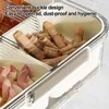 Storage Bottles Divided Veggie Tray With Lid Serving Containers Portable Food Lids For Candies Nuts