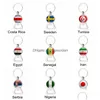 Anahtar halkalar futbol şişe açıcı zincirleri ile ülke bayrakları ile anahtarlar bira hediyelik eşya İspanya Rusya Almanya futbol hayranları anahtarlıklar mücevher dhqbc