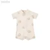 One-Pieces Kids Swimwear 24 New Quincy Mae Summer Baby Boys Girls Baby Short Sleeve Quick Dry Print One-piece SwimsuitPre-sale April 24327