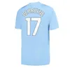 Haaland Gvardiol Soccer Jerseys Grealish Bernardo Mans Cities 2023 2024 Fans Joueur Version de Bruyne Foden Rodrigo Alvarez 23 24