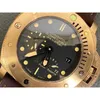 Watch Super Large Men s Mechanical Watch Panerrais 507panerrais Curved Coated Glass 47mm 16mm First Layer Leather Strap