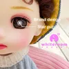 16 cm BJD Mini Boneca 13 Articulação Móvel Menina Bebê 3D Olhos Grandes Bonito Brinquedo DIY Com Roupas Vestir-se 112 Bonecas de Moda 240313