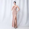 Robes décontractées formelle pour bal de mariage robe de soirée de luxe 2024 élégant jolies femmes événements spéciaux longue cocktail sequin