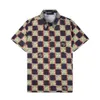 Nieuwe 2024 heren zomer designer shirts mode Hawaiiaanse bloemenprint casual heren slanke strandkleding met korte mouwen