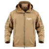 new Tactical Shark Skin SoftShell Jacket for Men Autumn Winter Fleece Warm Military Outdoor Man Coat Jacket b5tv#