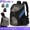 Cat Carriers Breathable Zipper Carr Bag Carrying With Storage Pet Puppy Travel Items Backpack Side Outdoor Safety Small For