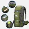 50L Reiserucksack Campingtasche für Männer Großer Wander-Touristenrucksack Wasserdichter Outdoor-Sport Klettern Bergsteigen 240311