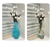 Vases Vase à fleurs en PVC transparent pliable en plastique sans fleurs, protection de l'environnement à faible teneur en carbone, styles mixtes, livraison directe à domicile Dhseu