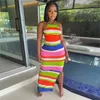 Women Bathing Suit Cover Up Beach Outfits Summer Dress Thread Pit Stripe Skirt Cotton Pareo Sundress Female Swimwear For
