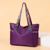 Sac Aliwood grande capacité en Nylon femmes sacs à bandoulière Simple sangle colorée imperméable décontracté fourre-tout Shopping sacs à main