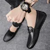 High Quality 879 Casual Leather Shoes Loafers Men Moccasins Slip On Men's Flats Fashion Boat Male Driving Hombre 'S Fashi 's