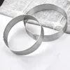 Bakvormen 8 stuks Mousse Ring Ronde Cakevorm Roestvrijstalen mal Gebak Dessert Accessoires Decoratiegereedschap