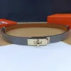 Ceinture de créateur de luxe pour femmes, bande élastique réglable, boucle en or et argent, largeur décontractée 2.0cm, cadeau de mode très sympa