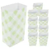 Wyjmij pojemniki 10pcs Popcorn Plaxes Paper Sweet Candy Bady