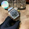 Designer Luxury RM Wrist Watch Mens Mechanics Watch Wristwatch Skull 035 Ceramic Rm011 Fully Automatic Mechanical Wo Fashion Classic