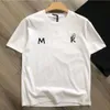 hommes d'été t-shirt designer t-shirts hommes et femmes mode lettre imprimer chemises de grande taille luxe léger lâche manches courtes tops deux couleurs