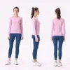 Fitness Top 2.0 Sports Długie rękawowe kombinezon jogi Wysoka elastyczna prędkość biegowa suszona pilates Slim Fit with Etykieta