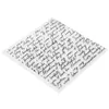 Bouteilles de stockage 1 feuille de timbre clair Alphabet autocollant en caoutchouc Transparent pour Scrapbooking faisant Po décor Scrapbook