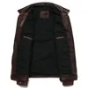 Neue M65 Brown Vintage Style Echte Lederjacke Männer natürlicher Kuhlattenfisch Fi Slim Coat Jacken Mann 63RH#