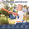 Gun Toys Scar Water Gun Electric Pistol Shooting Toy Gun Helt automatisk Summer Swimming Pool Beach Toy Children Boys Girls Adults240327