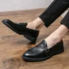 Chaussures habillées Vintage British Party Mocassins formels Respirant Conduite Occasion de travail Oxford Cuir