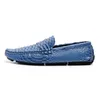 Повседневная обувь, модные оранжево-синие мокасины для мужчин, легкие мужские повседневные лоферы, удобная обувь для вождения, большие размеры 39-48