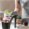 Decorative Flowers & Wreaths 2 Pcs Plants Pot Small Indoor Nursery Planters Pots Starting Container Outdoor Planter Drop Delivery Home Dhvyr