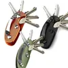 Sacs de rangement Clip de porte-clés pour clés en alliage d'aluminium, combinaison gratuite, accessoires portables antirouille légers, voiture, maison, bureau