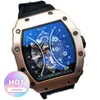 Montre Date luxe hommes mécanique montre même baril taureau mâle étudiant tendance calendrier sport Silicone Non mécanique Millerwatch