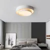 Luces de techo Lámpara de dormitorio principal Nórdico Minimalista Moderno Led Redondo Diseñador Blanco Cocina Sala de estar Lámpara de araña Iluminación